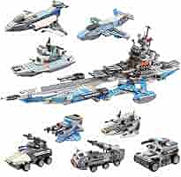 Amazon.com: Gonli 8IN1 Space Battleship Building Toys for